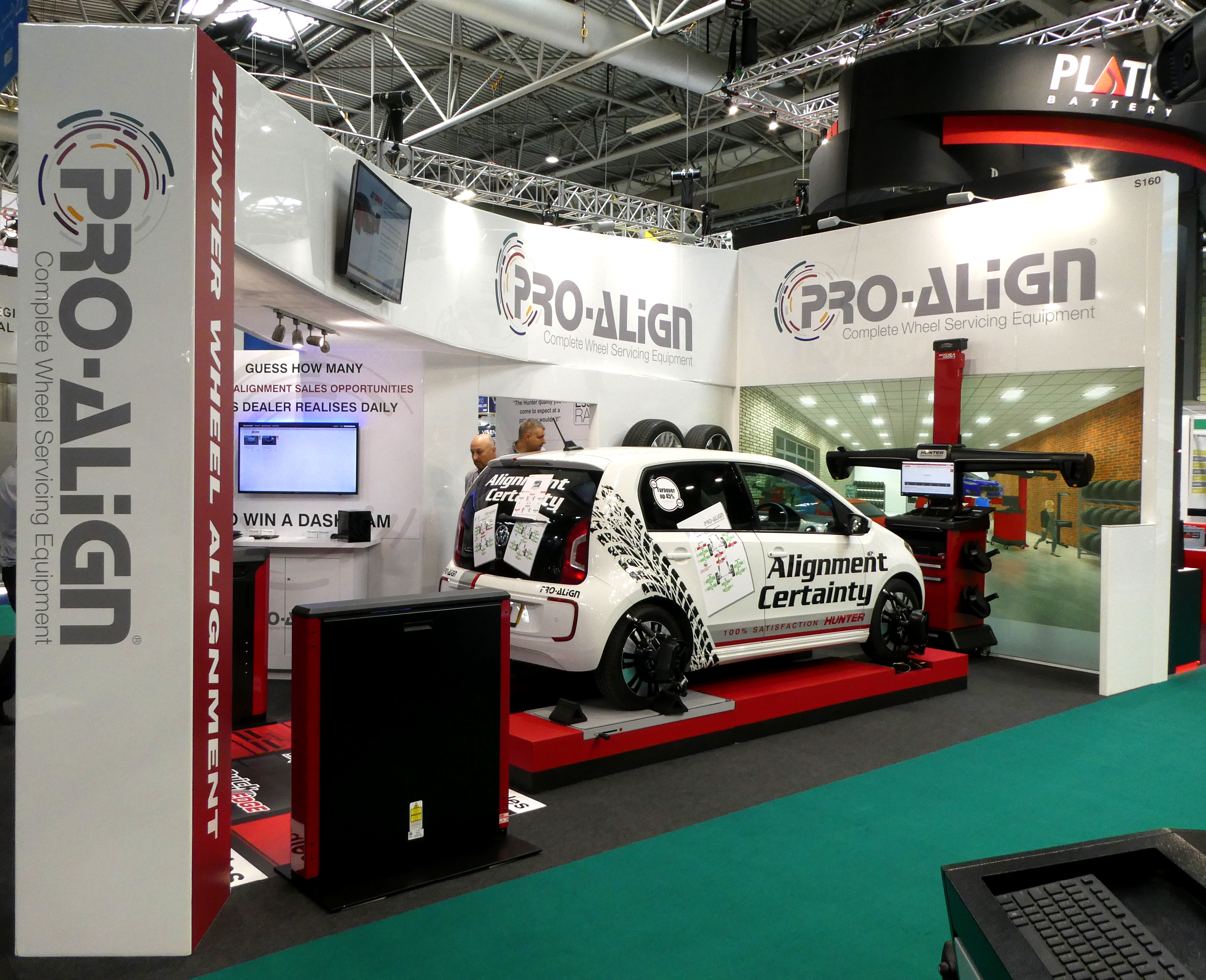 A real Triple Hunter treat unveiled on stand, at Automechanika Birmingham